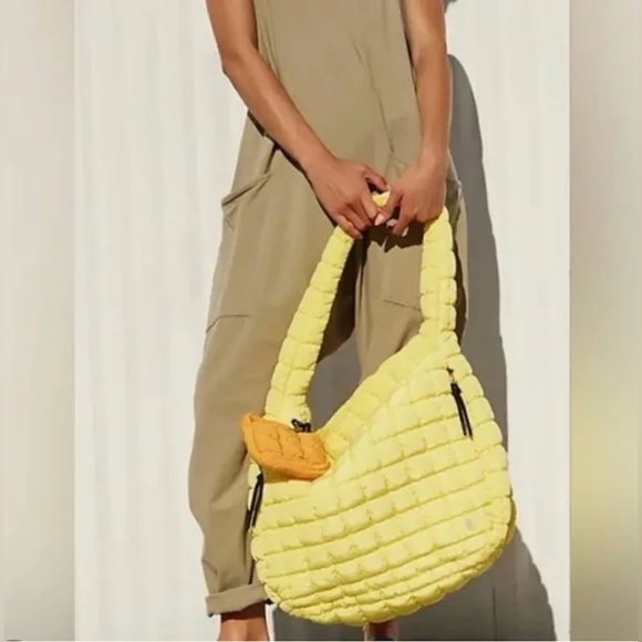 FP Movement Quilted Carryall Bag In Sour Citrus - Picture 2 of 4